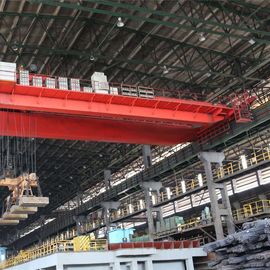 Steelworks için Vinç Kabini Tarafından Kontrol Edilen Çelik Fabrikası Çift Kirişli Gezer Vinç